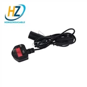 Cable de lámpara de sal del Reino Unido con interruptor
