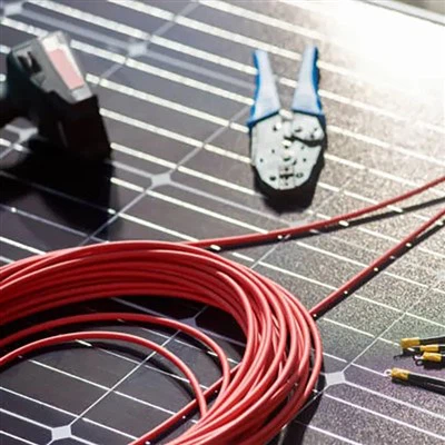 Cable de extensión de panel solar portátil